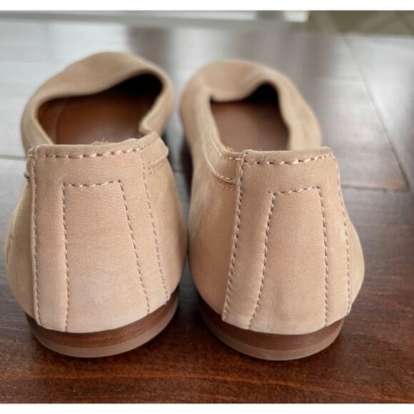 FRYE Women Shoe Carson Ballet Flat Leather Slip On Comfort Blush Suede 6.5 - Picture 4 of 8
